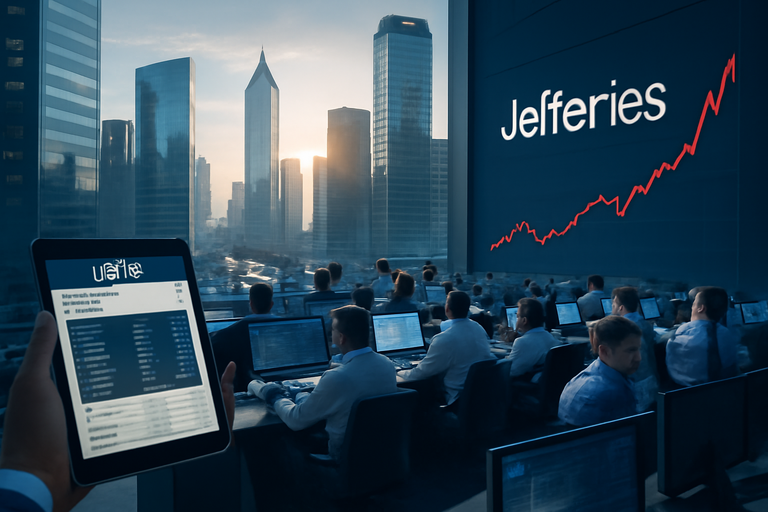 【即時新聞】Jefferies Financial Group財報表現不如預期，營收卻超出市場預期