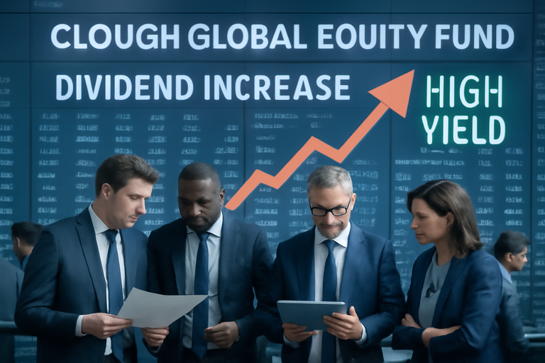 【即時新聞】Clough Global Equity Fund(GLQ)月配息調升12.2％，預估殖利率達11.1％