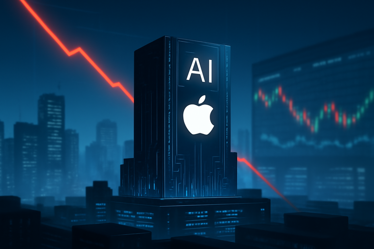 【即時新聞】Apple股價連跌七個交易日表現落後大盤，市場評估估值風險與AI佈局潛力