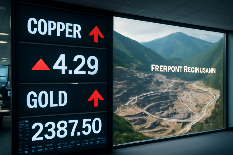 【即時新聞】銅金雙漲助攻Freeport-McMoRan(FCX)，估值誘人且2026獲利看俏