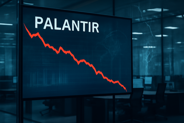 【即時新聞】Palantir遭機構大幅減持，股價挫跌盤中震盪