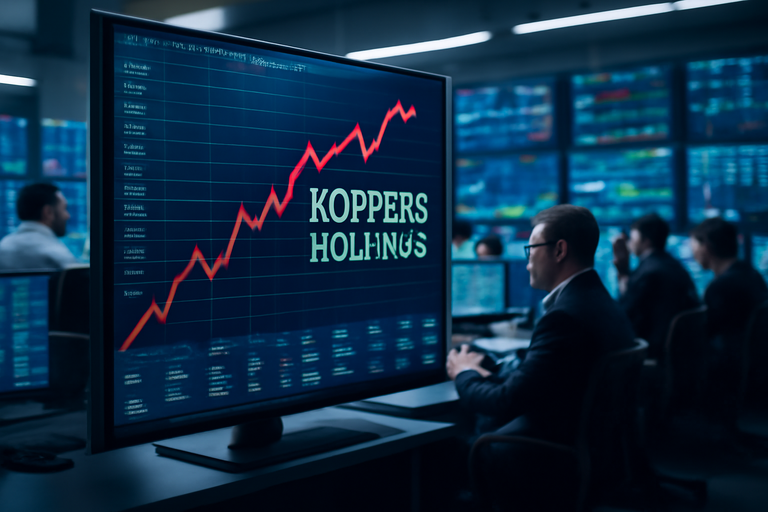【即時新聞】Koppers宣布財務長退休計畫啟動接班，股價單日上漲逾2％