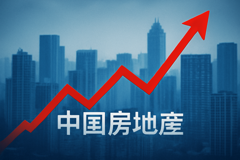 【即時新聞】求是雜誌刊文呼籲強力救市，中國房地產類股聞訊反彈逾6％