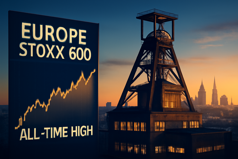 【即時新聞】歐股反彈Stoxx 600創歷史新高，傳力拓擬併購嘉能可引爆礦業股行情