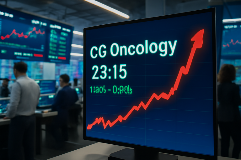 【即時新聞】膀胱癌新藥數據發布提前一年，CG Oncology股價週五飆漲逾31％