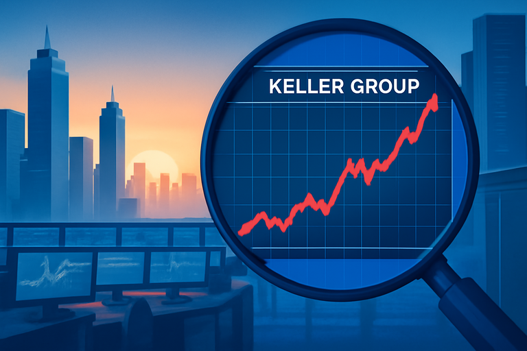 【即時新聞】Keller Group三年股價漲幅達127％，低本益比與高股息推升股東總報酬