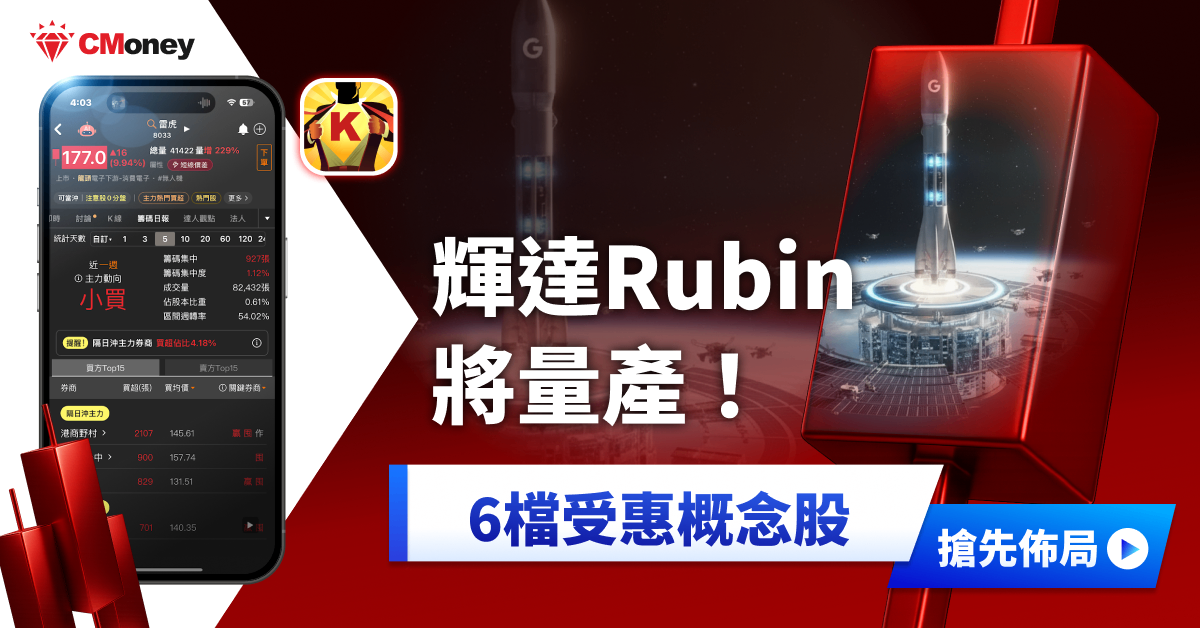 黃仁勳:台積電助Rubin量產!「6檔概念股」將受惠