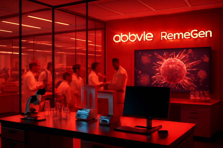 【即時新聞】生技巨頭艾伯維攜手榮昌生物攻實體腫瘤，簽署近50億美元授權大單