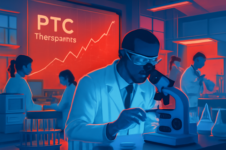 【即時新聞】PTC Therapeutics初步財報亮眼，2026年產品營收高標上看8億美元