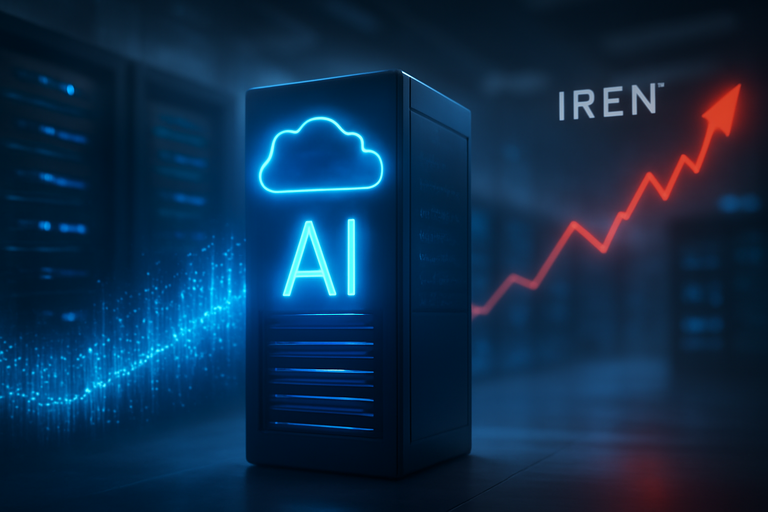 【即時新聞】IREN擁電力優勢轉型AI雲端，獲微軟大單激勵股價年漲285％