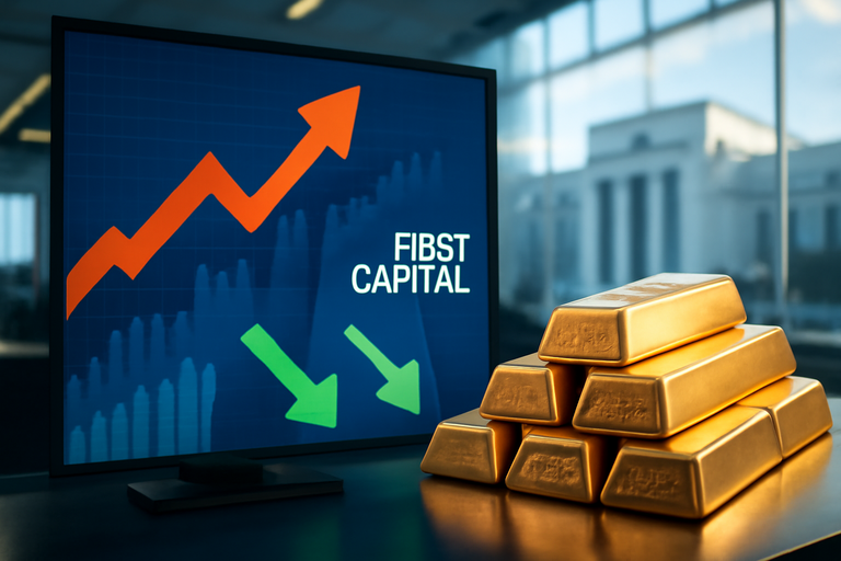 【即時新聞】道瓊標普再寫歷史新高，川普施壓聯準會推升金價，第一資本金融重挫7％