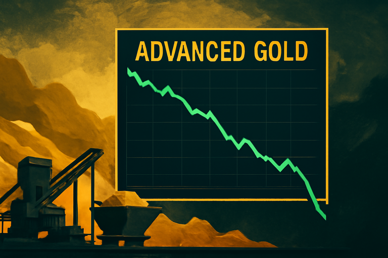 【即時新聞】Advanced Gold擴大私募籌資規模股價卻暴跌逾31%引發市場關注