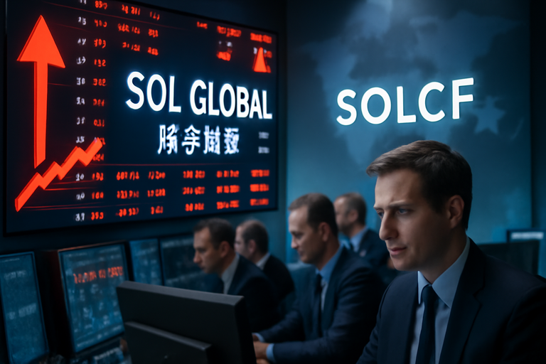 【即時新聞】SOL Global完成10併1股票合併,股本結構優化推動股價單日上漲逾7%