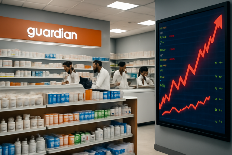 【即時新聞】藥局股Guardian Pharmacy抗衡藥價改革衝擊，預期2026年獲利雙位數成長