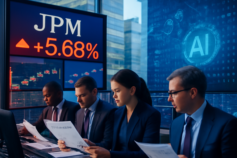 【即時新聞】摩根大通營收成長7％，看好大而美法案刺激消費與投資