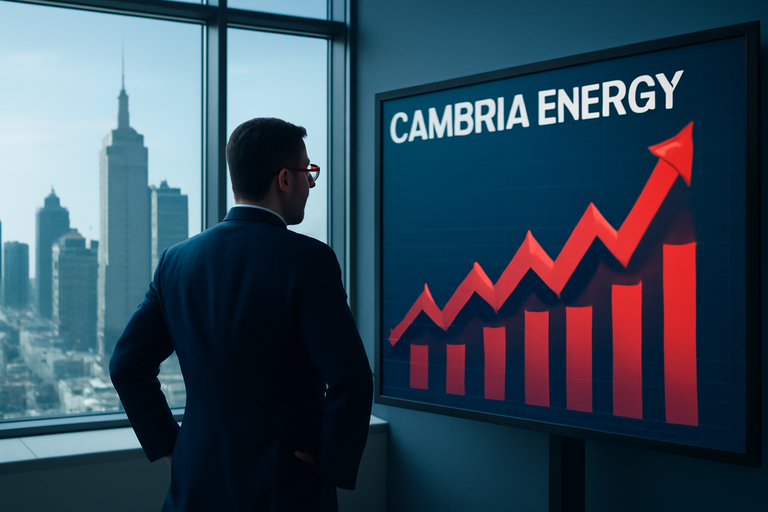 【即時新聞】投資人需求超預期強勁，Cambria Energy擴大募資規模至300萬美元股價應聲大漲