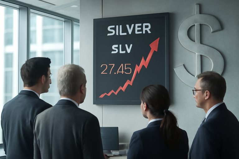 【即時新聞】避險買盤推升白銀價格飆漲近三倍，SLV一年狂漲190％但需留意過熱訊號