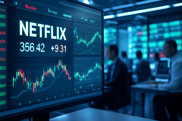 【即時新聞】Netflix股價自高點回落28%引發關注,投資人聚焦1月20日財報與併購案動向