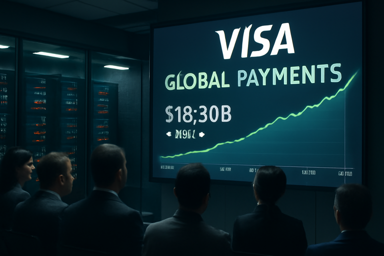 【即時新聞】Visa支付帝國年處理量破16兆美元，高獲利背後的估值隱憂