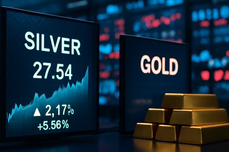 【即時新聞】白銀價格飆新高帶動金銀比創下12年新低，BMO示警供應過剩風險恐扭轉漲勢
