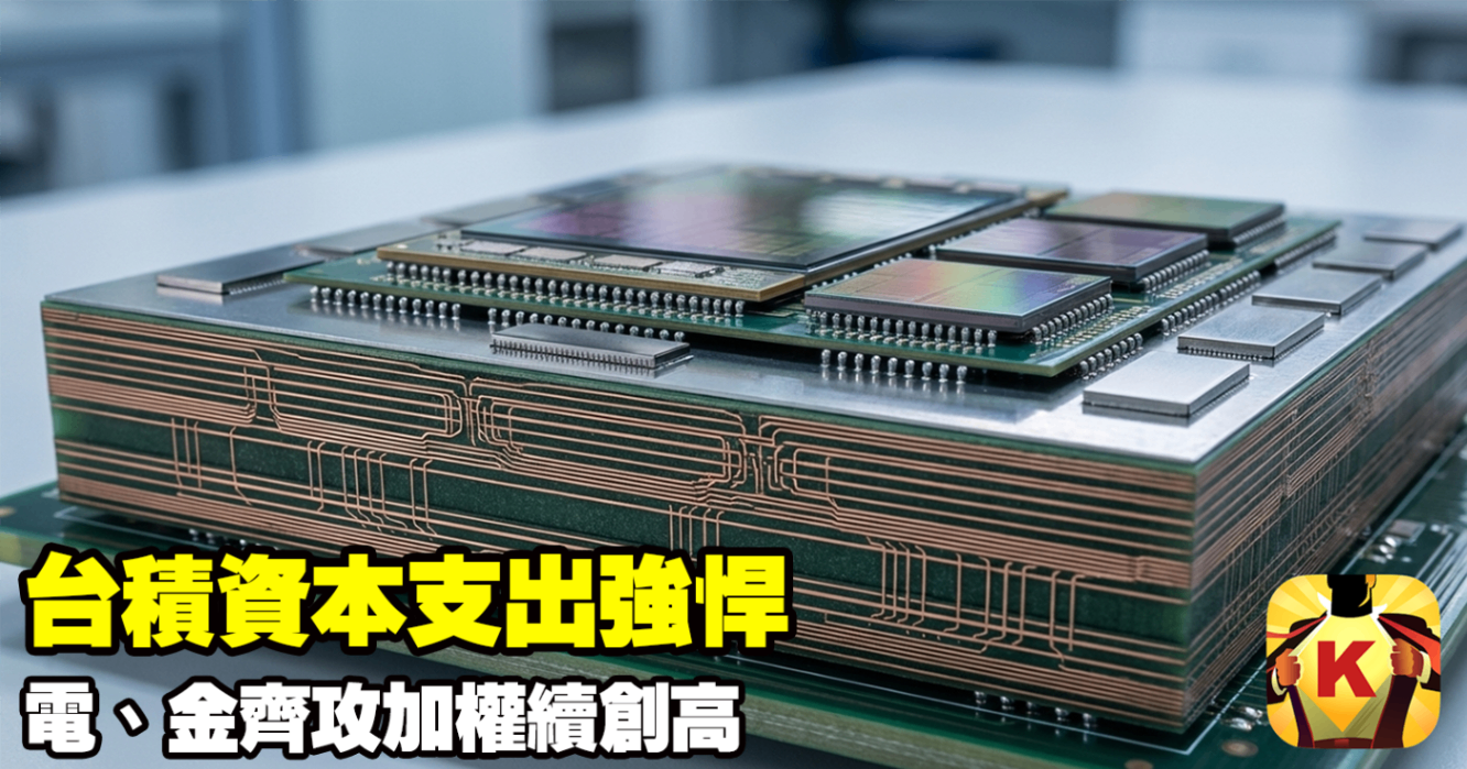 【台股盤後】台積資本支出強悍,電、金齊攻加權續創高