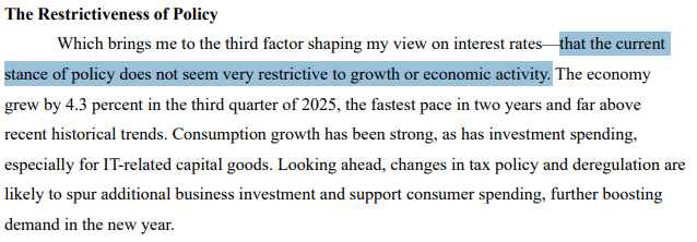【匯金油整理】古爾斯比：若經濟成長、就業穩固，降息空間仍大