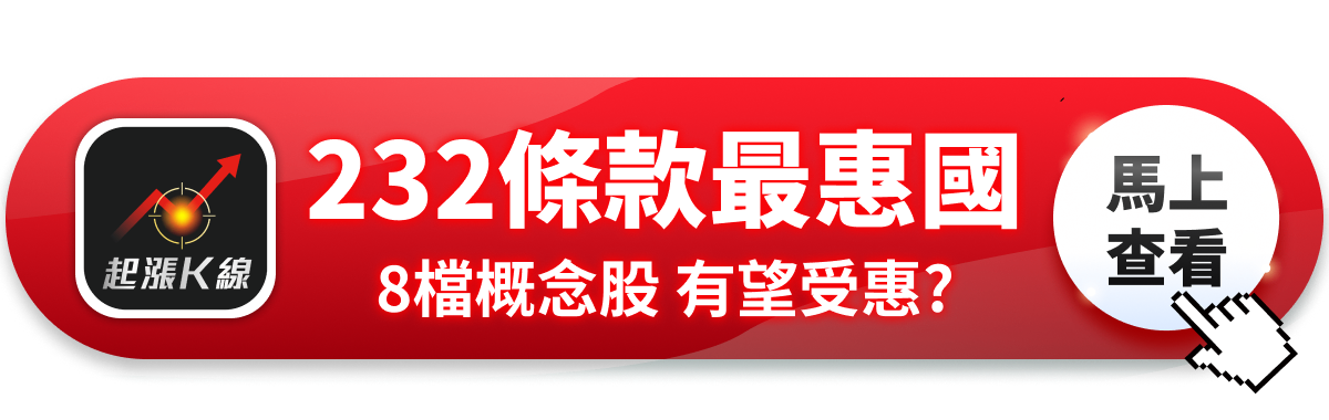 【最新消息】台灣成232條款最惠國,「8檔概念股」有望受惠?