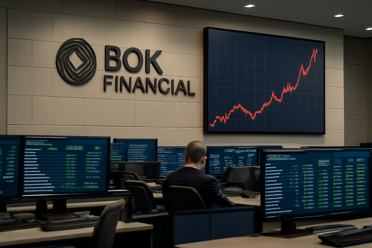 【即時新聞】BOK Financial第四季每股盈餘2.89美元且營收達5.6億美元助攻股價上漲