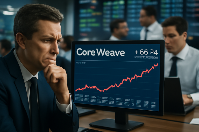 【即時新聞】CoreWeave股價大漲逾兩成,內部人卻狂賣4億美元套現引發估值疑慮!