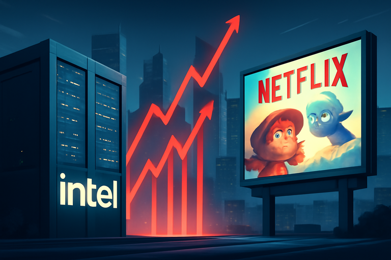 【即時新聞】美股週一休市但財報與數據重磅登場，Netflix與Intel成市場焦點