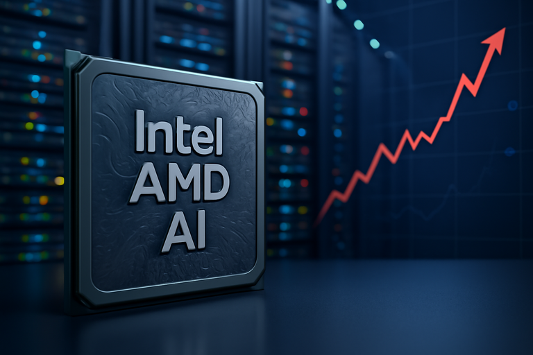 【即時新聞】伺服器晶片賣光光！Intel與AMD因AI需求強勁獲外資調升評級