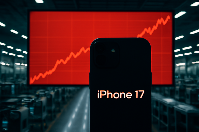 【即時新聞】iPhone 17 熱銷助攻 Apple 奪下中國第四季市佔冠軍寶座