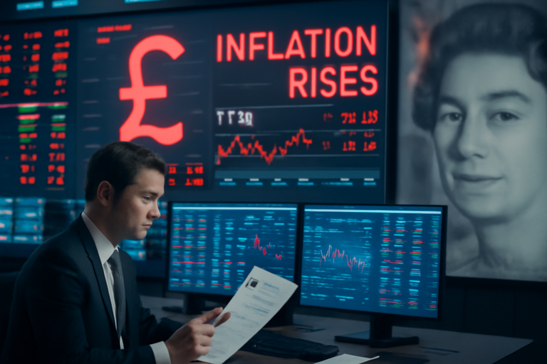 【即時新聞】英國12月通膨升至3.4％高於預期，央行降息路徑恐受阻牽動英鎊走勢
