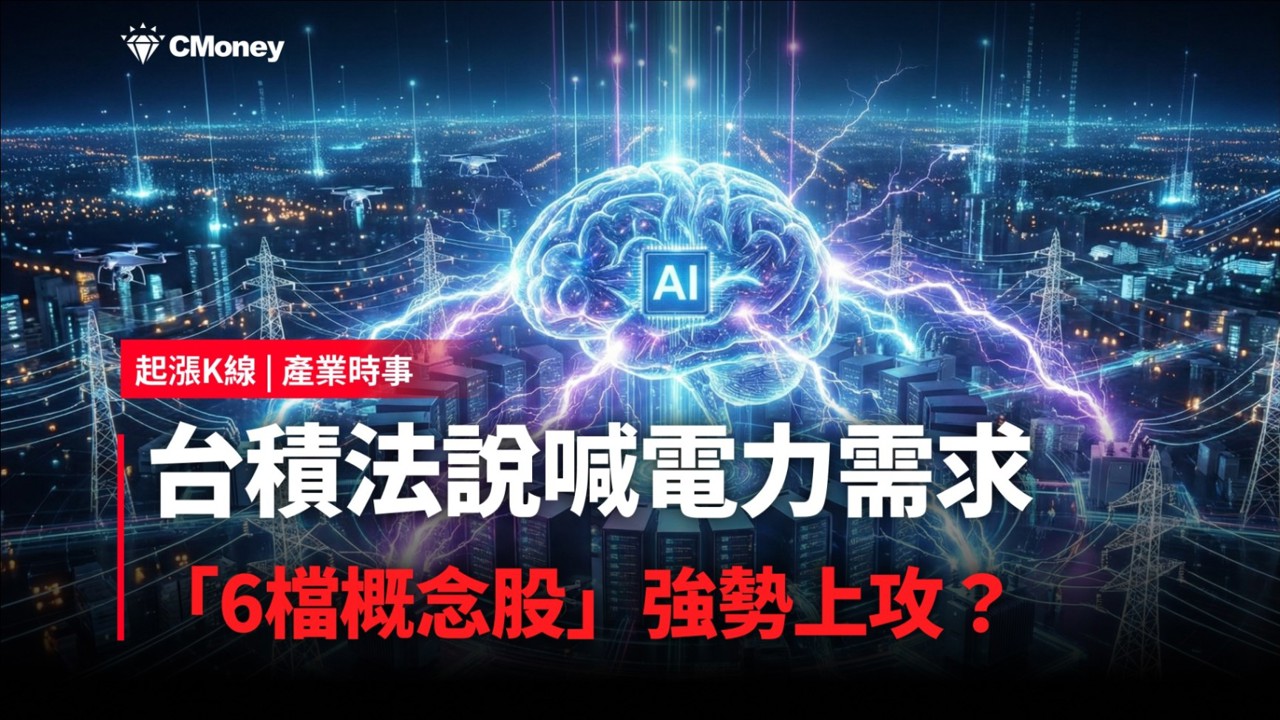 【最新消息】台積法說喊電力需求，「6檔概念股」強勢上攻？