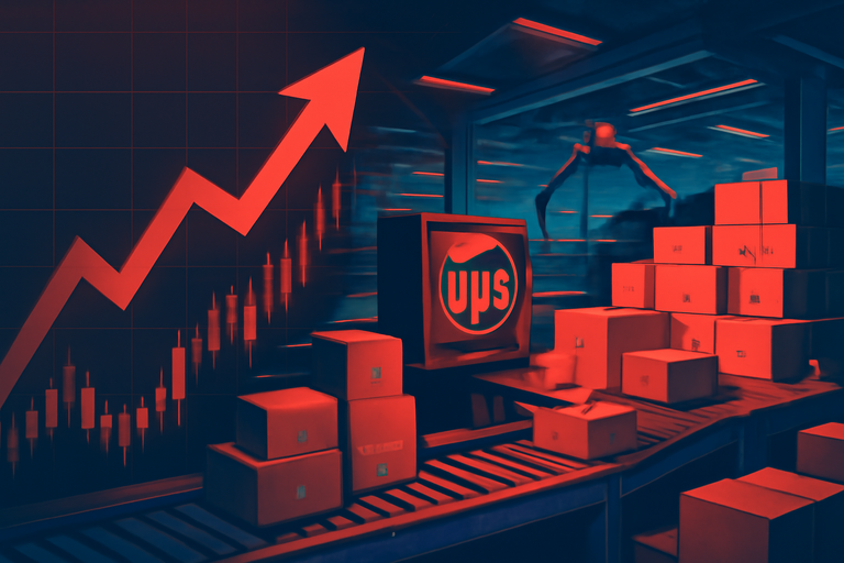 【即時新聞】UPS股價近三個月強勁反彈逾25％，轉型策略奏效帶動未來營運展望轉佳