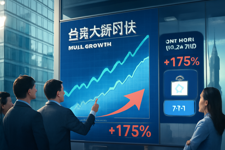 【即時新聞】台灣大新科技營收亮眼，先買後付交易額激增64％