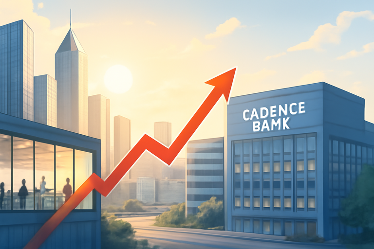 【即時新聞】Cadence Bank財報優於預期！營收年增17％且淨利差持續擴大