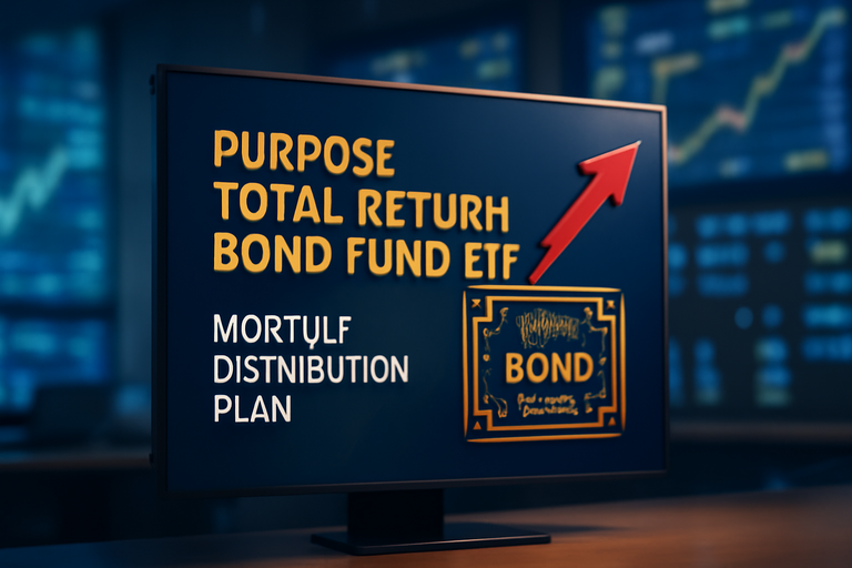 【即時新聞】Purpose Total Return Bond Fund ETF 公告月配息 0.059 加幣,除息日定為 1 月 28 日