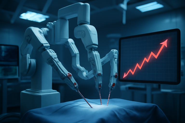 【即時新聞】手術機器人霸主直覺外科週四公布財報,華爾街樂觀預期營收雙位數成長