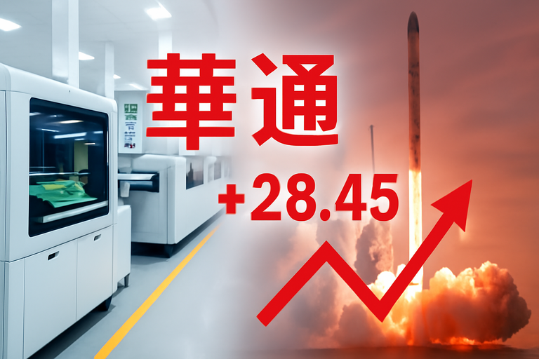 華通受惠SpaceX訪台與PCB熱潮,今日股價強攻漲停創新高