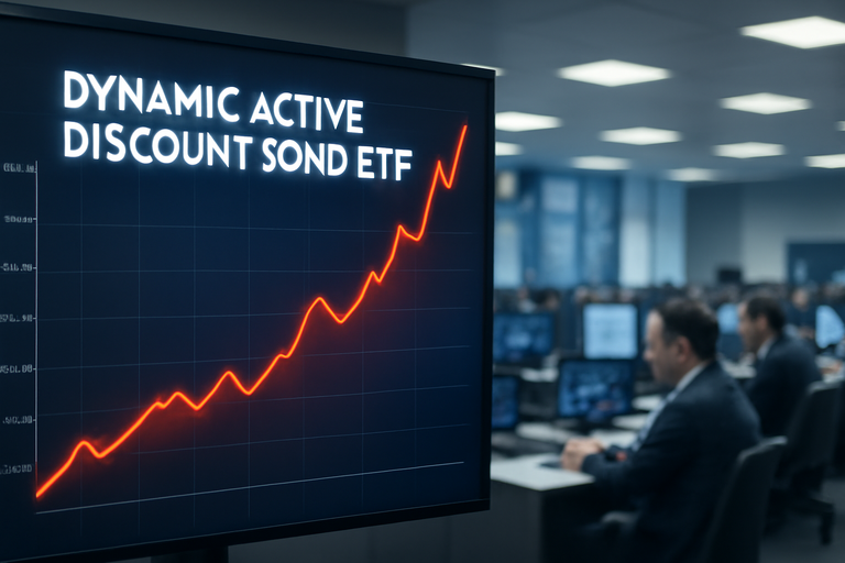 【即時新聞】Dynamic Active Discount Bond ETF 公告月配息 0.075 加幣,預估殖利率達 3.01%