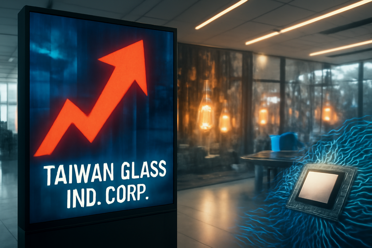 【即時新聞】台玻打入輝達供應鏈今逆勢大漲7％，成交值突破204億元