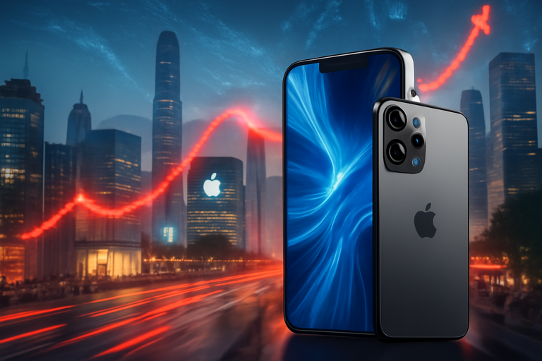 【即時新聞】蘋果中國出貨年增28％重登榜首！AI佈局曝光