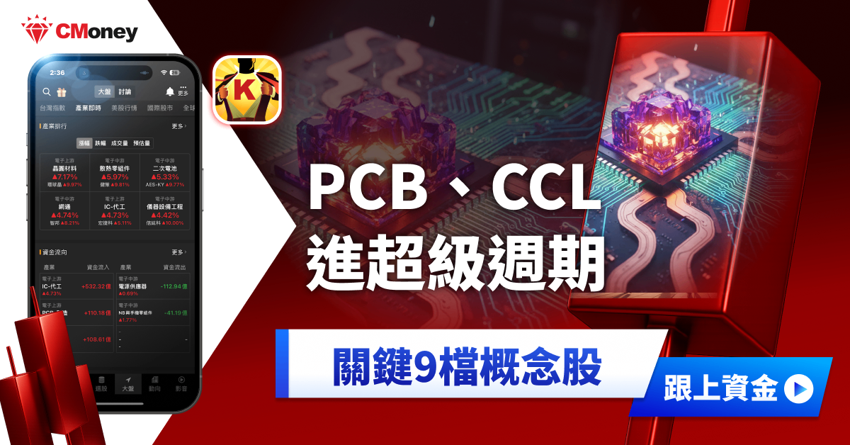 PCB、CCL進入AI 超級週期,「9檔」概念股將起飛?