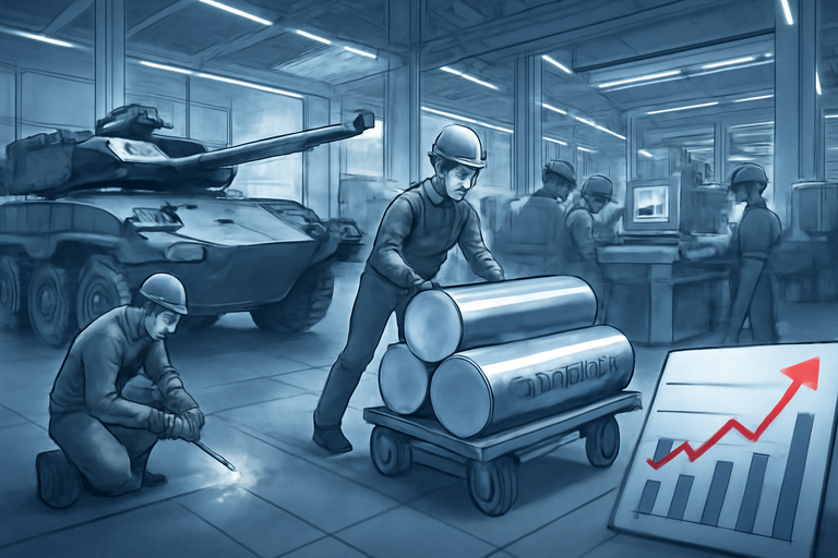 【即時新聞】IperionX獲美軍作戰系統訂單激勵股價上漲,鈦金屬技術獲國防大廠認可