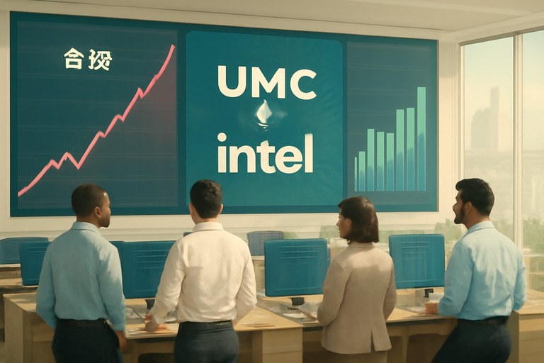 聯電傳結盟英特爾,外資大買6萬張卡位