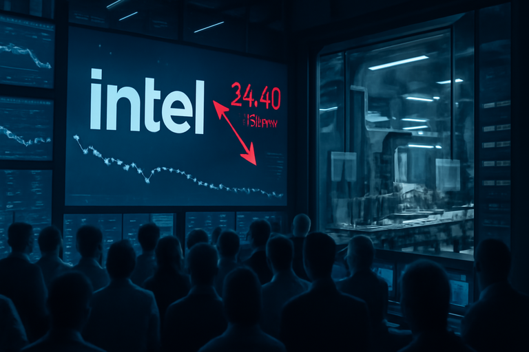 【美股動態】英特爾財測失色，供應掣肘股價暴跌