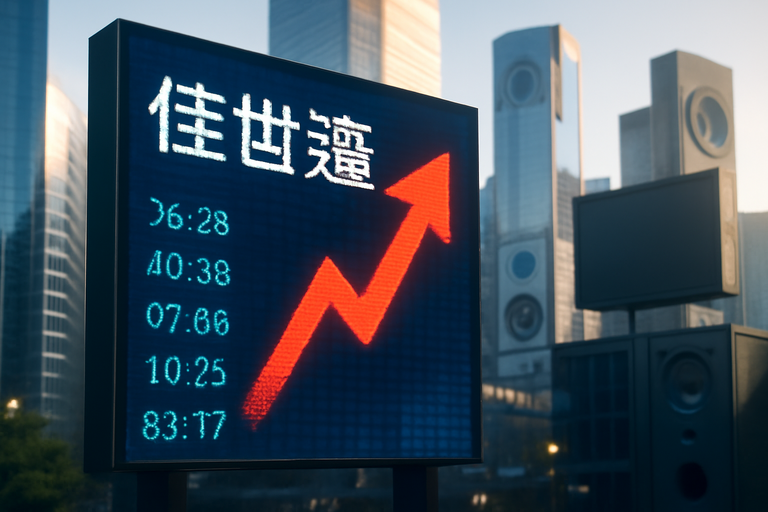 佳世達宣布32億入股東科！股價攻漲停28.2元，12月營收創37個月新高