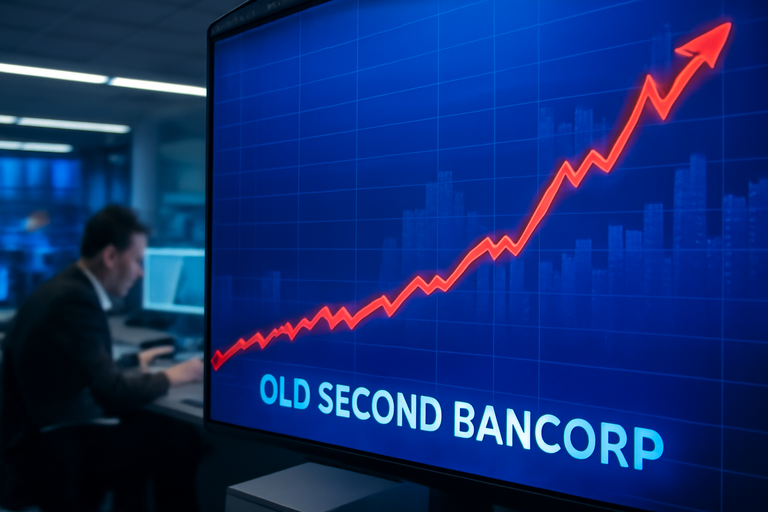 【即時新聞】獲利優於預期!DA Davidson上調Old Second Bancorp目標價至23美元