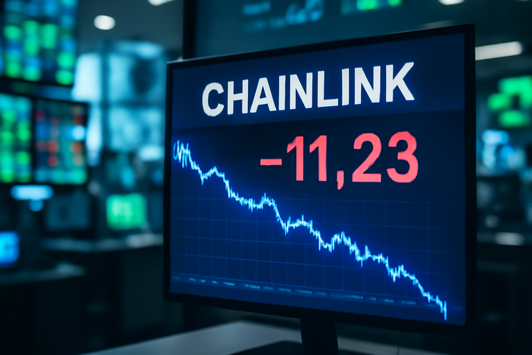 【即時新聞】Chainlink單週重挫逾17%!利多消息遭市場避險情緒掩蓋